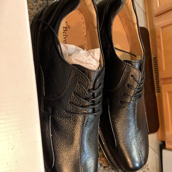 Belvedere Bay Bridge Black Dress Shoes - Picture 4 of 6